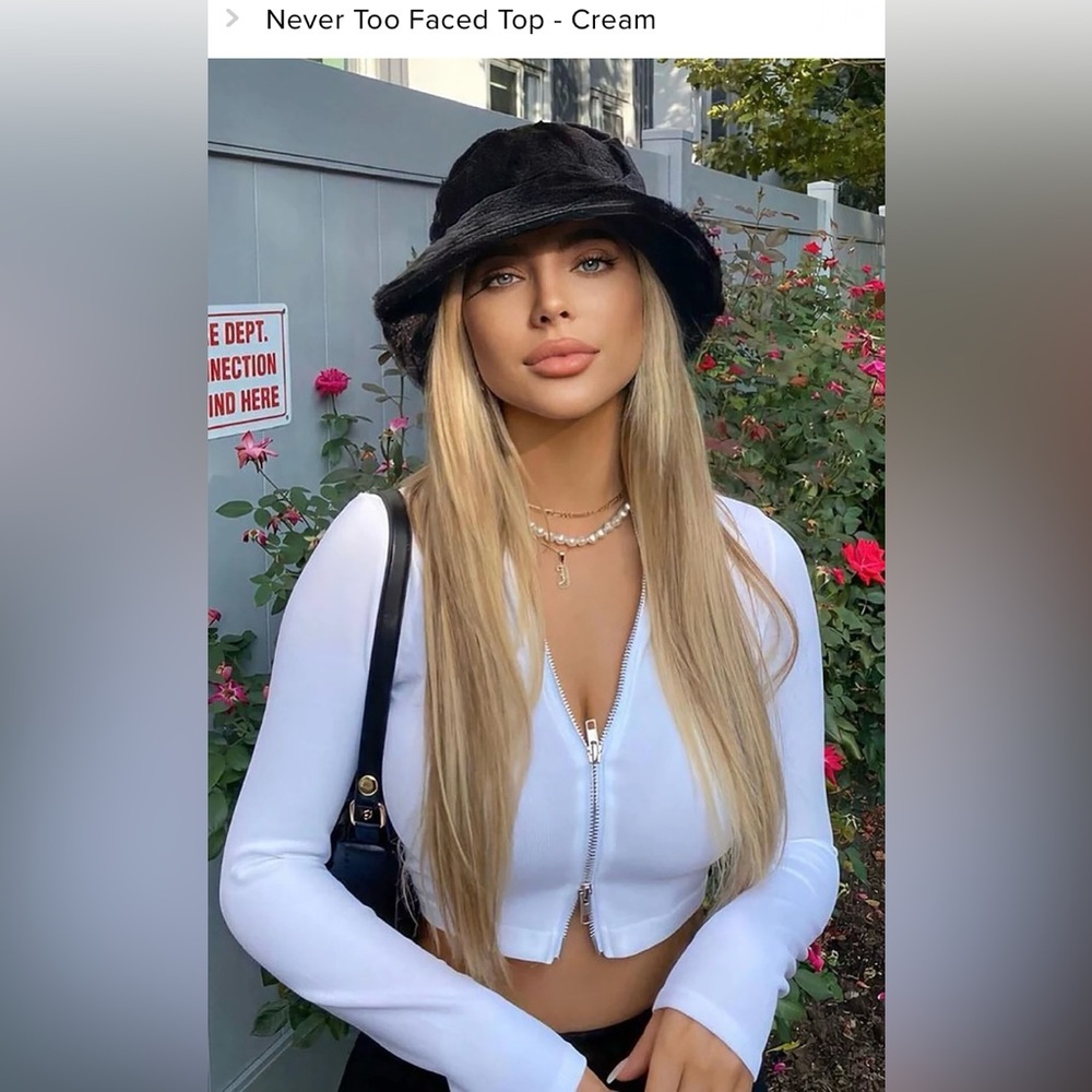 Fashion Nova “Never Too Faced Top”